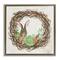 Stupell Industries Spring Easter Wreath Floater Framed Art